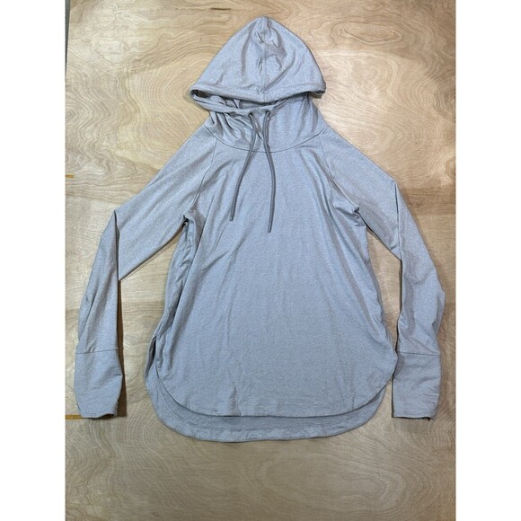 Athleta Tops - Athleta Women's Norwegian Grey Uptempo Hoodie Sweatshirt Size Medium